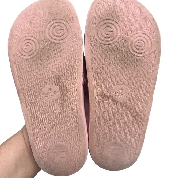 GUCCI X KEN SCOTT Interlocking G Womens
Slides Sandals 35 - Picture 11 of 13
